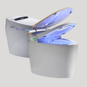 Luxury Smart  Toilet with Automatic Sensing, Heated Seat & LED Nightlight