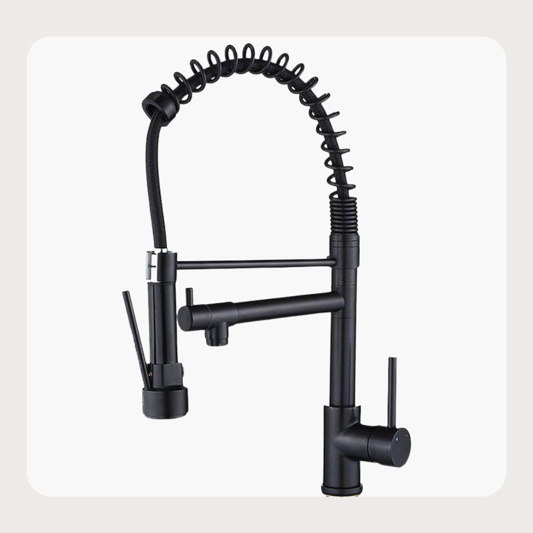 Pure Big Brother Sink Mixer Tap - Black.