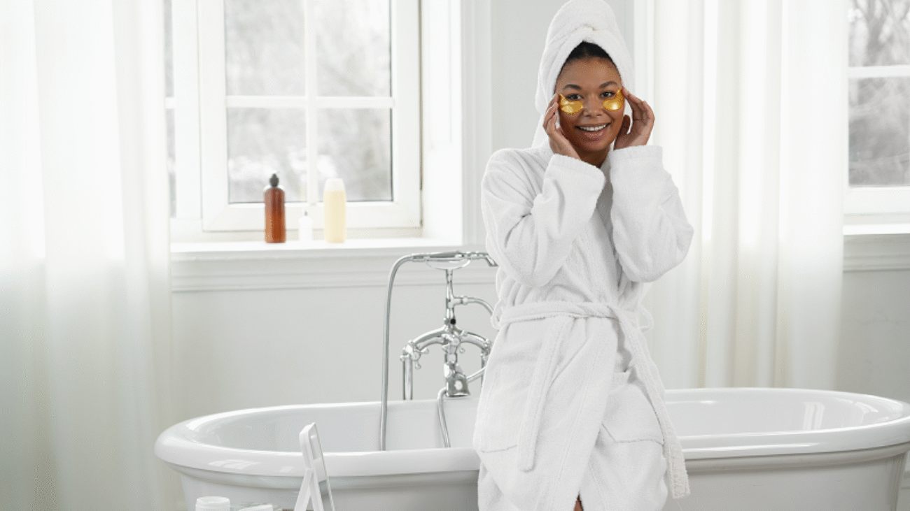 front-view-woman-wearing-bathrobe