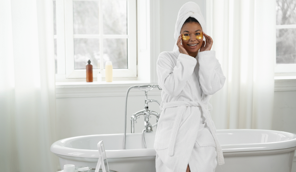 front-view-woman-wearing-bathrobe