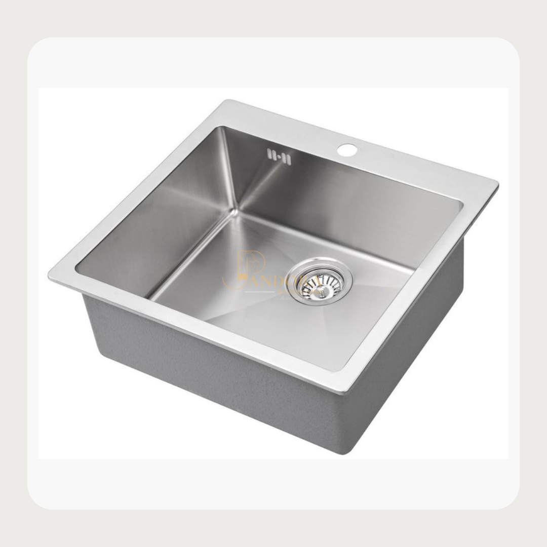Premium MAXILON Stainless Steel Kitchen Sink (50x50)
